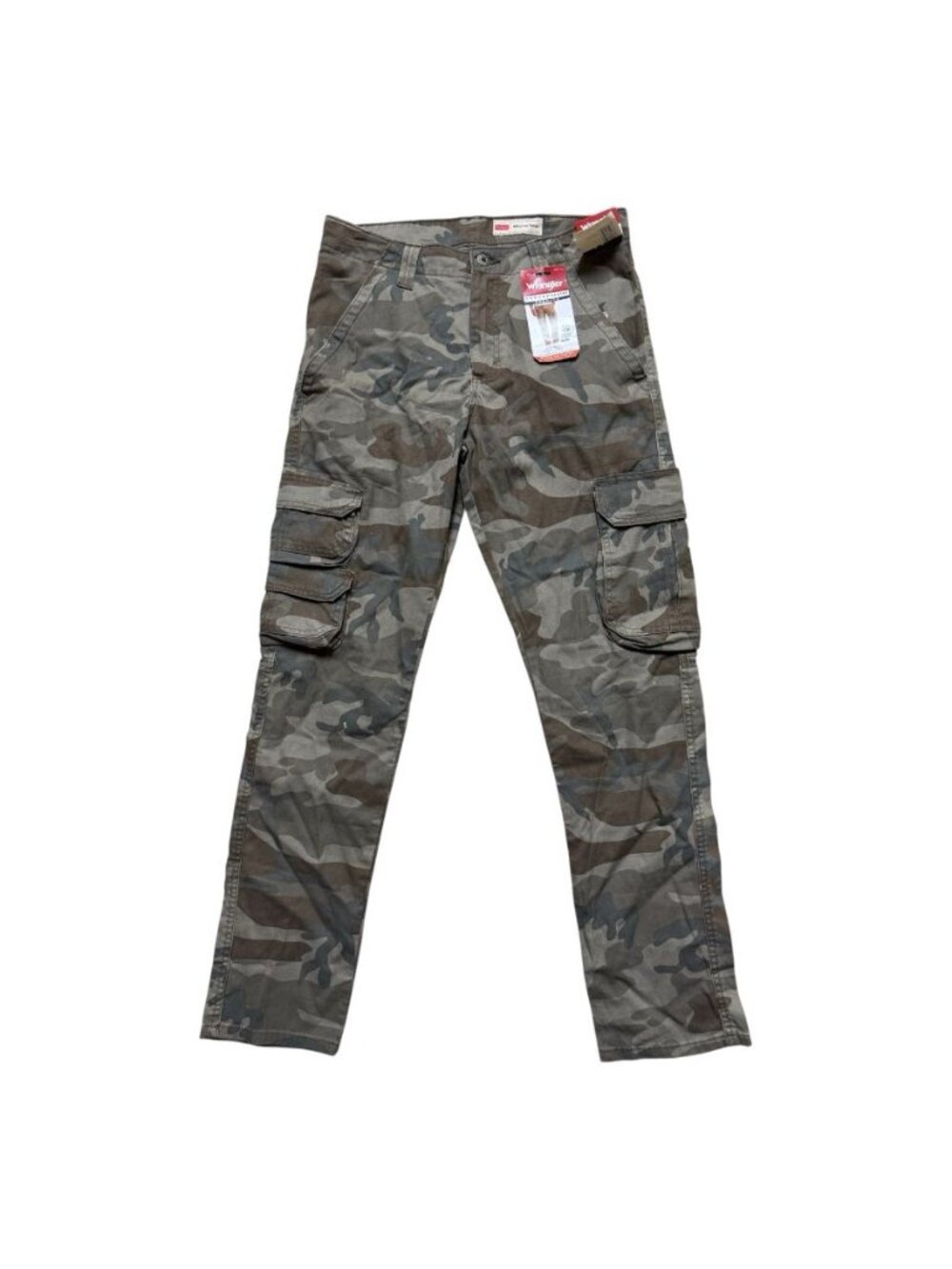 Wrangler Five Star Premium Regular Taper Cargo Pants Camo 29x30 NWT